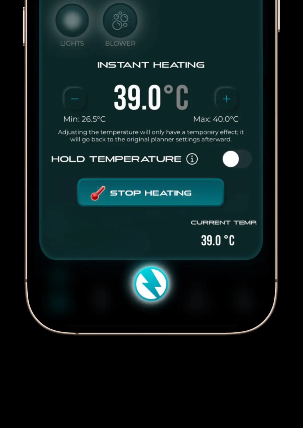 Instant heating on demand