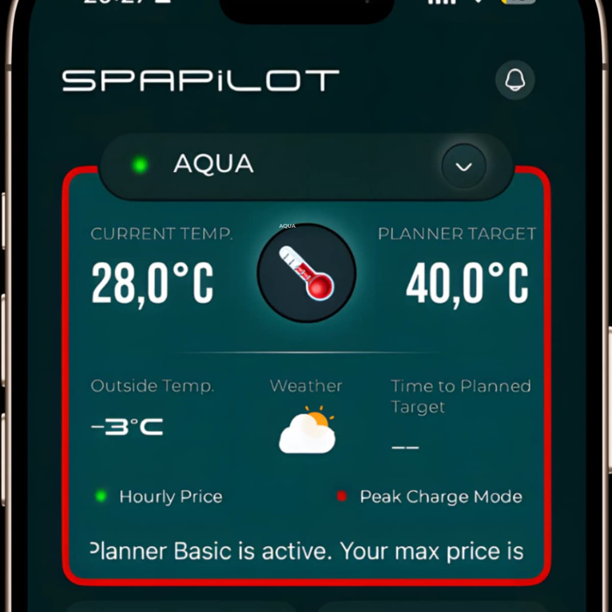 Smart heating schedule optimized by electricity prices