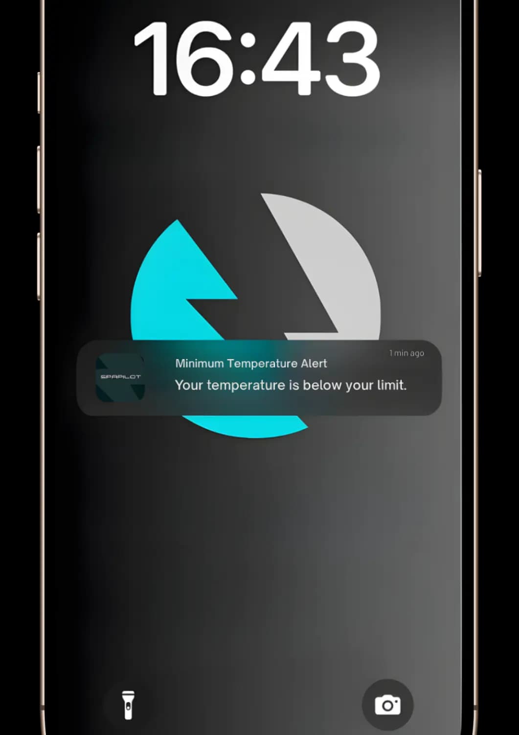 Temperature drop alert notification