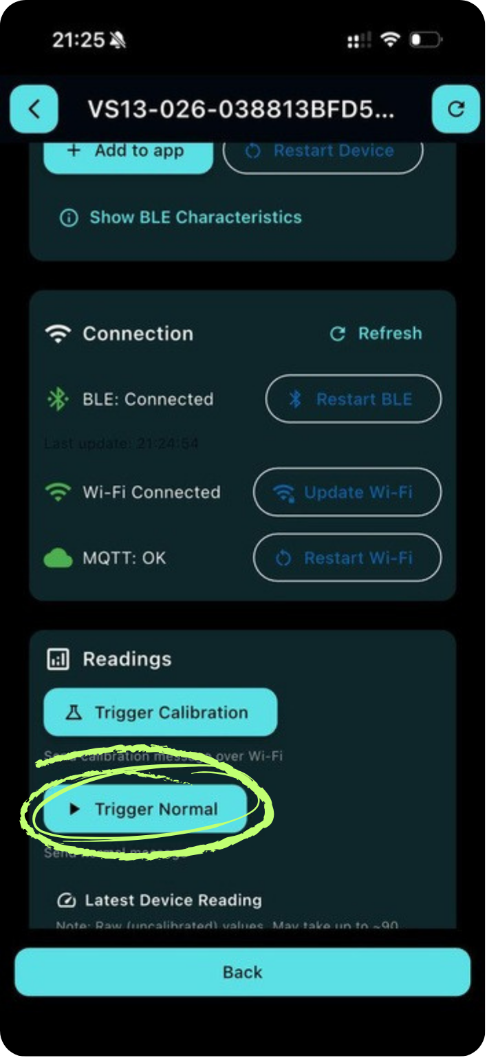 Tap Trigger Normal